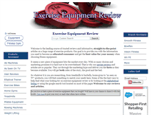 Tablet Screenshot of exercise-equipment-review.com